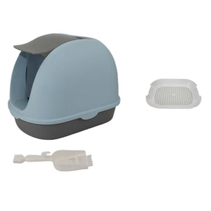 Pet litter box with accessories on a white background at Pet Servo