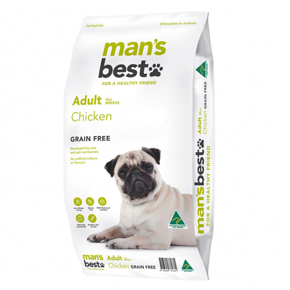 Mans Best - Grain Free Chicken Adult Dry Dog Food