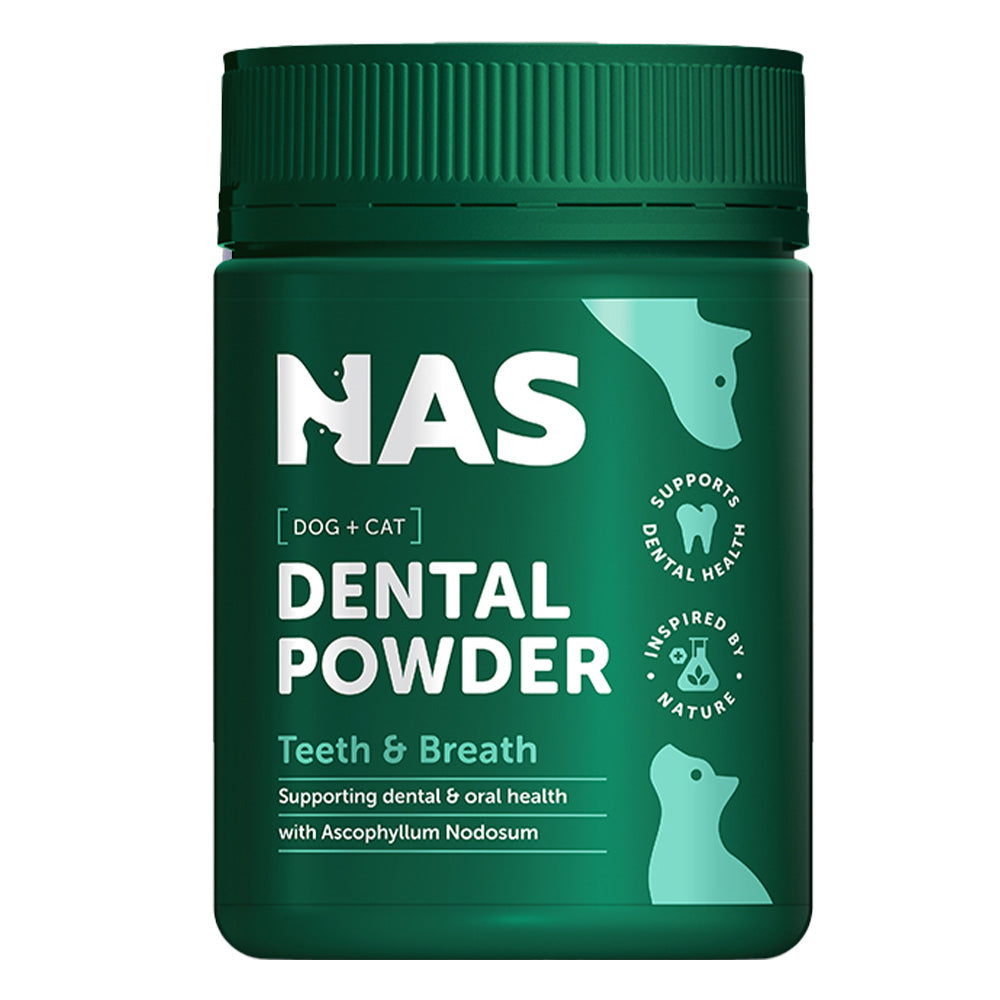Natural Animal Solutions - (NAS) Dental Powder For Dogs And Cats