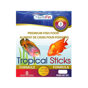 Northfin - Tropical Sticks Fish Food 3mm 500 g - petservo