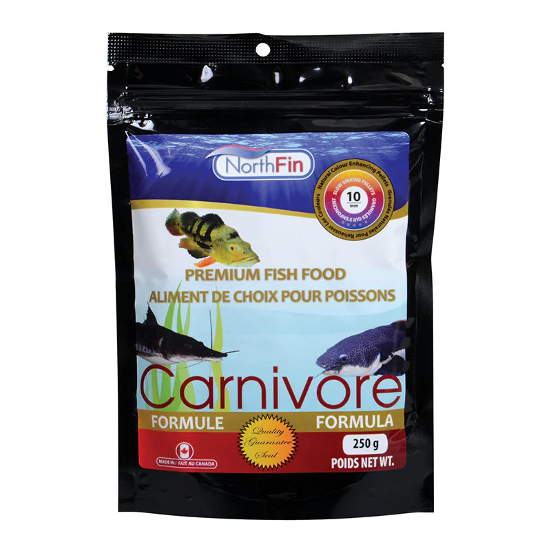 Northfin - Carnivore Formula Fish Food 10mm, 250g - petservo