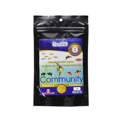 Northfin - Community Formula Fish Food 1mm, - 100g - petservo