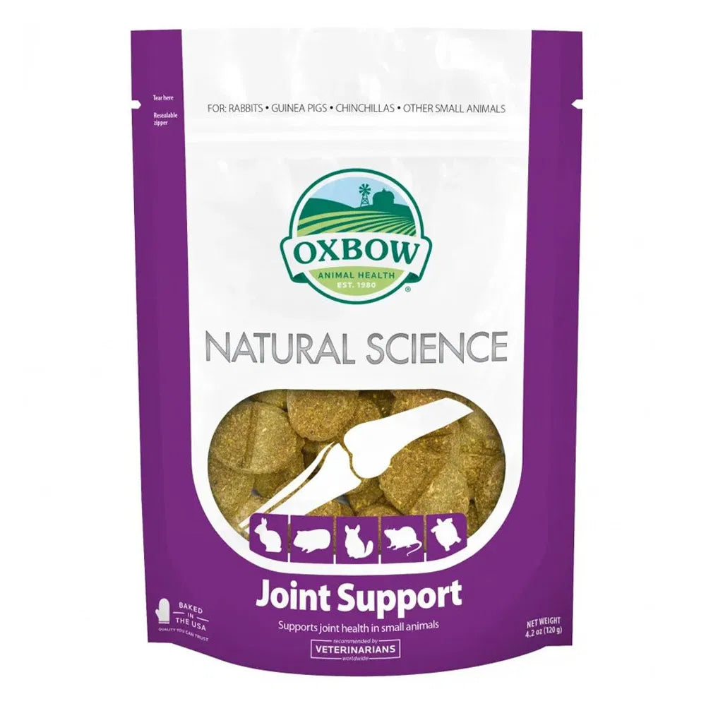 Oxbow Natural Science Joint Support product packaging on a white background at Pet Servo