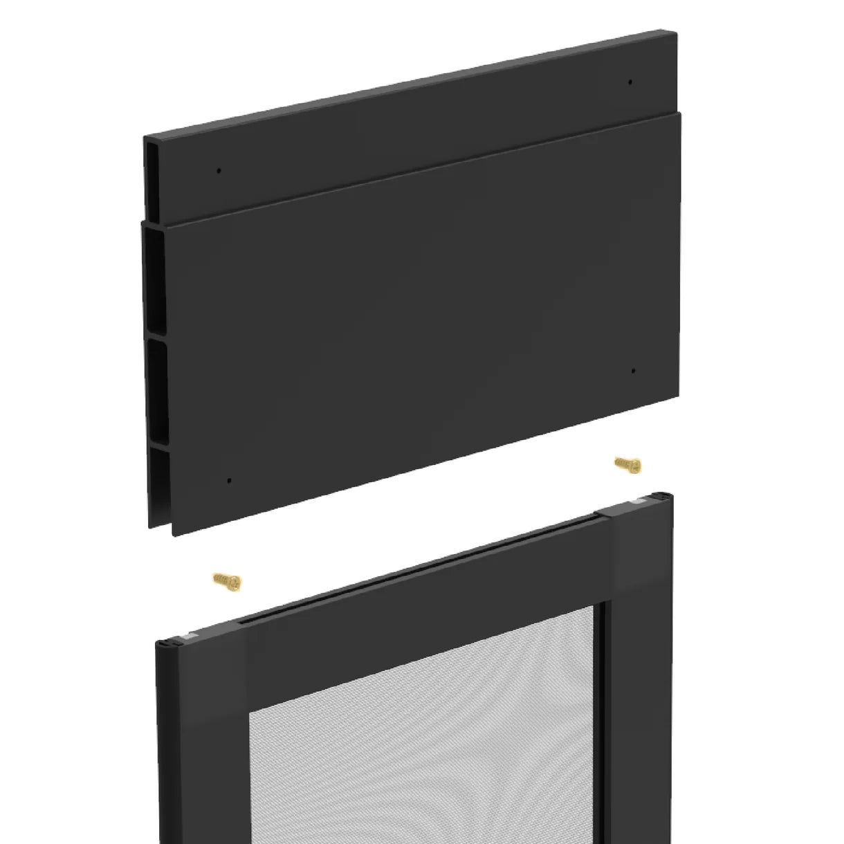 Hakuna Pets - Glass & Mesh Patio Pet Door - Screws For Height Extension