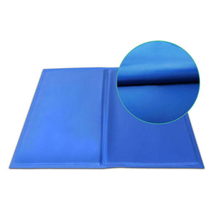 Blue mat with a close-up inset on a white background at Pet Servo