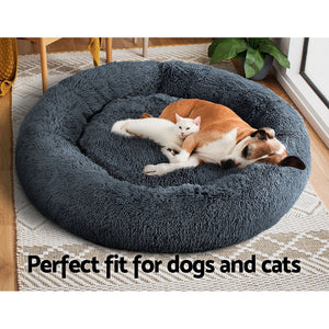 i.Pet - Pet Bed Dog Cat Calming Soft Plush X LArge Dark Grey - Pet Servo-2