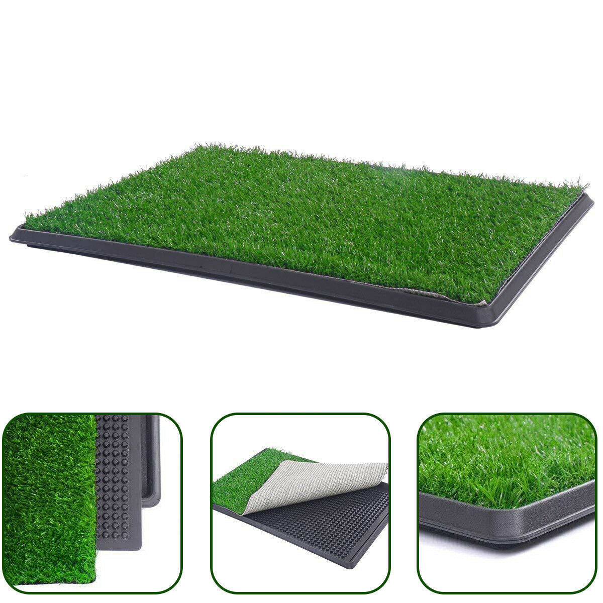 YES4PETS - Indoor pet Toilet Grass Training Mat Loo Pad Potty Petservo