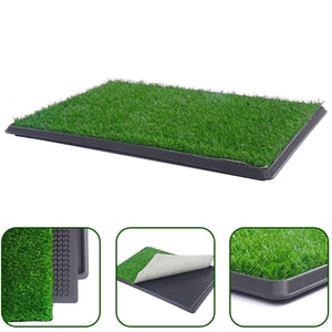 YES4PETS - Indoor pet Toilet Grass Training Mat Loo Pad Potty Petservo