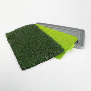 YES4PETS - Indoor Dog Puppy Toilet Grass Pad with Grass - Pet Servo