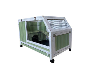 YES4PETS Small Pet Hutch for Rabbits & Ferrets - Petservo