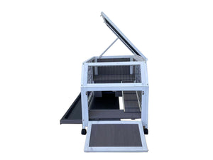 YES4PETS Small Pet Hutch for Rabbits & Ferrets - Petservo