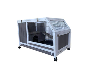 YES4PETS Small Pet Hutch for Rabbits & Ferrets - Petservo