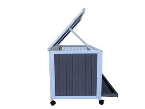 YES4PETS Small Pet Hutch for Rabbits & Ferrets - Petservo