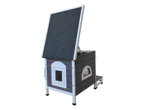 YES4PETS - Cat Shelter Condo with Escape Door House - Pet Servo