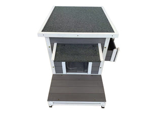 YES4PETS - Cat Shelter Condo with Escape Door House - Pet Servo