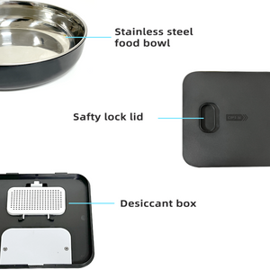 YES4PETS - 5.6L Visible Automatic Digital Pet Feeder - Pet Servo-3