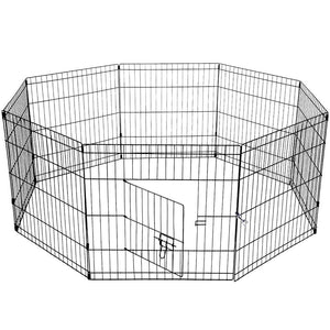 YES4PETS - 24" Pet Playpen with Cover & Enclosure - Pet Servo