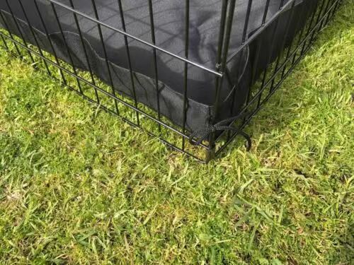 YES4PETS - 30" Dog Rabbit Playpen with Floor (76cm) - Pet Servo