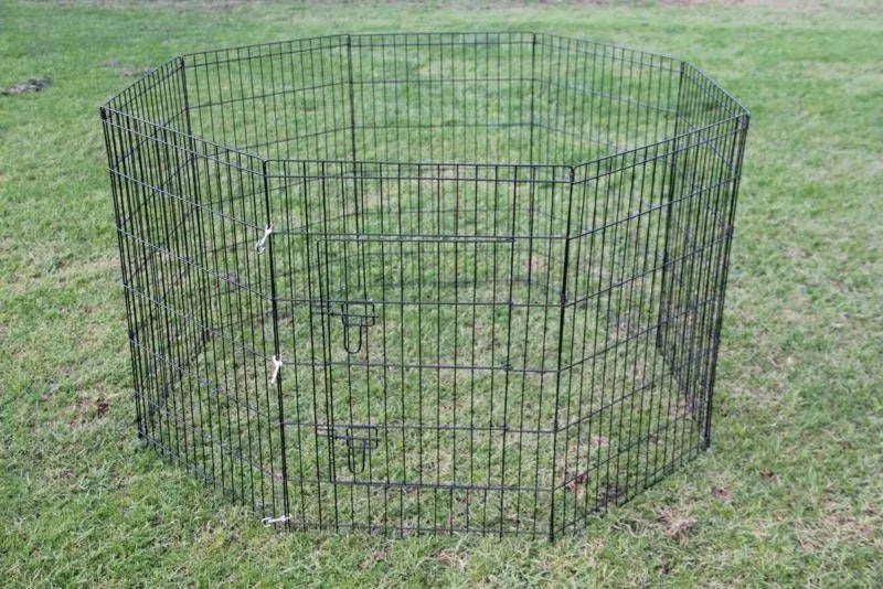 YES4PETS - 36" Pet Playpen Fence for Dogs & Rabbits (91cm) - Pet Servo