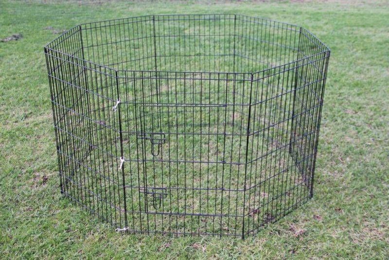 YES4PETS - 42" Pet Playpen Fence for Dogs & Rabbits - Pet Servo