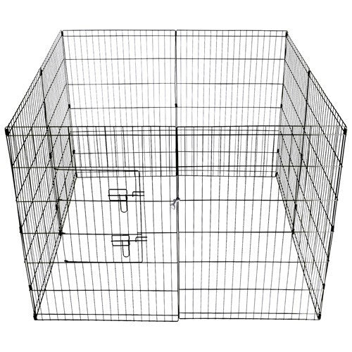 YES4PETS - 42" Pet Playpen with Cover for Dogs & Rabbits - Pet Servo