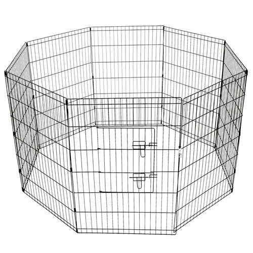 YES4PETS - 120cm 8 Panel Pet Playpen with Cover - Pet Servo