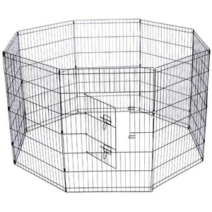 YES4PETS - 120cm 8 Panel Pet Playpen with Cover - Pet Servo