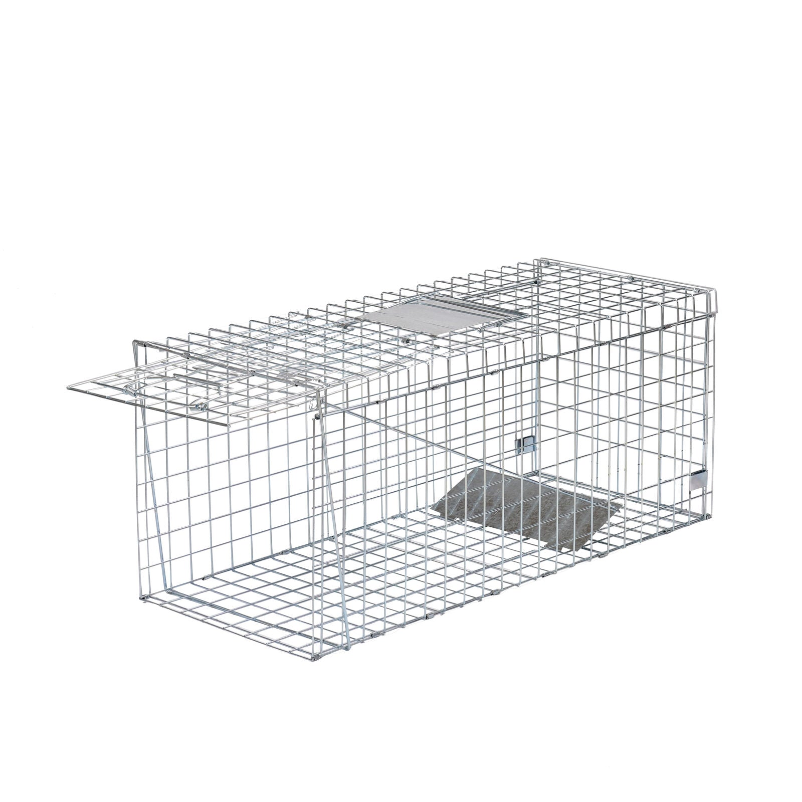 Wire animal trap on a white background at Pet Servo