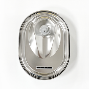 Stainless steel sink basin on a white background at Pet Servo