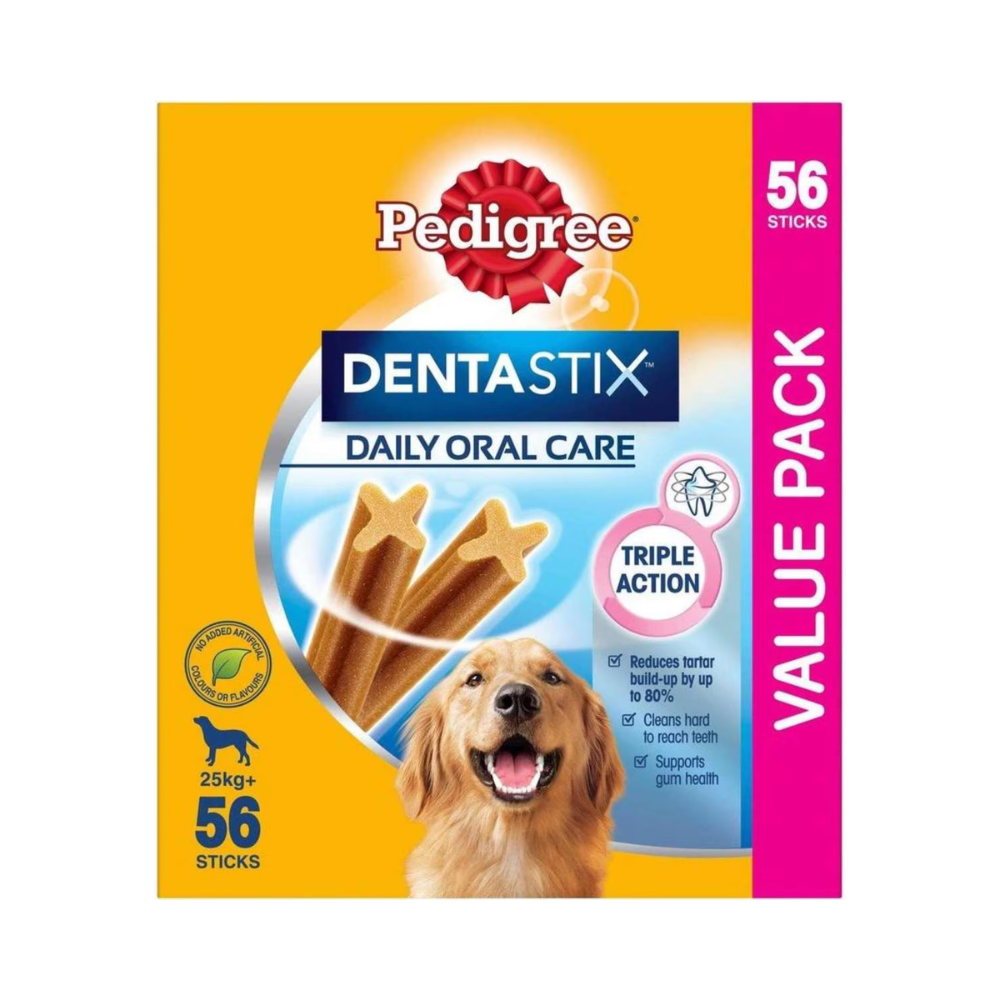 Pedigree - Dentastix Large Breed Dog Treat 56 Pack - Petservo