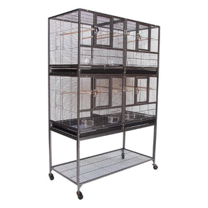Pet Servo - Double-Double Lite Stack Breeding Bird Cage