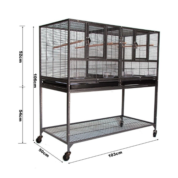 Pet Servo - Single Lite Stack Breeding Bird Cage