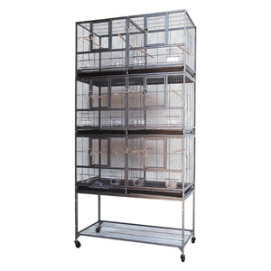 Pet Servo - Triple-Double Lite Stack Breeding Bird Cage