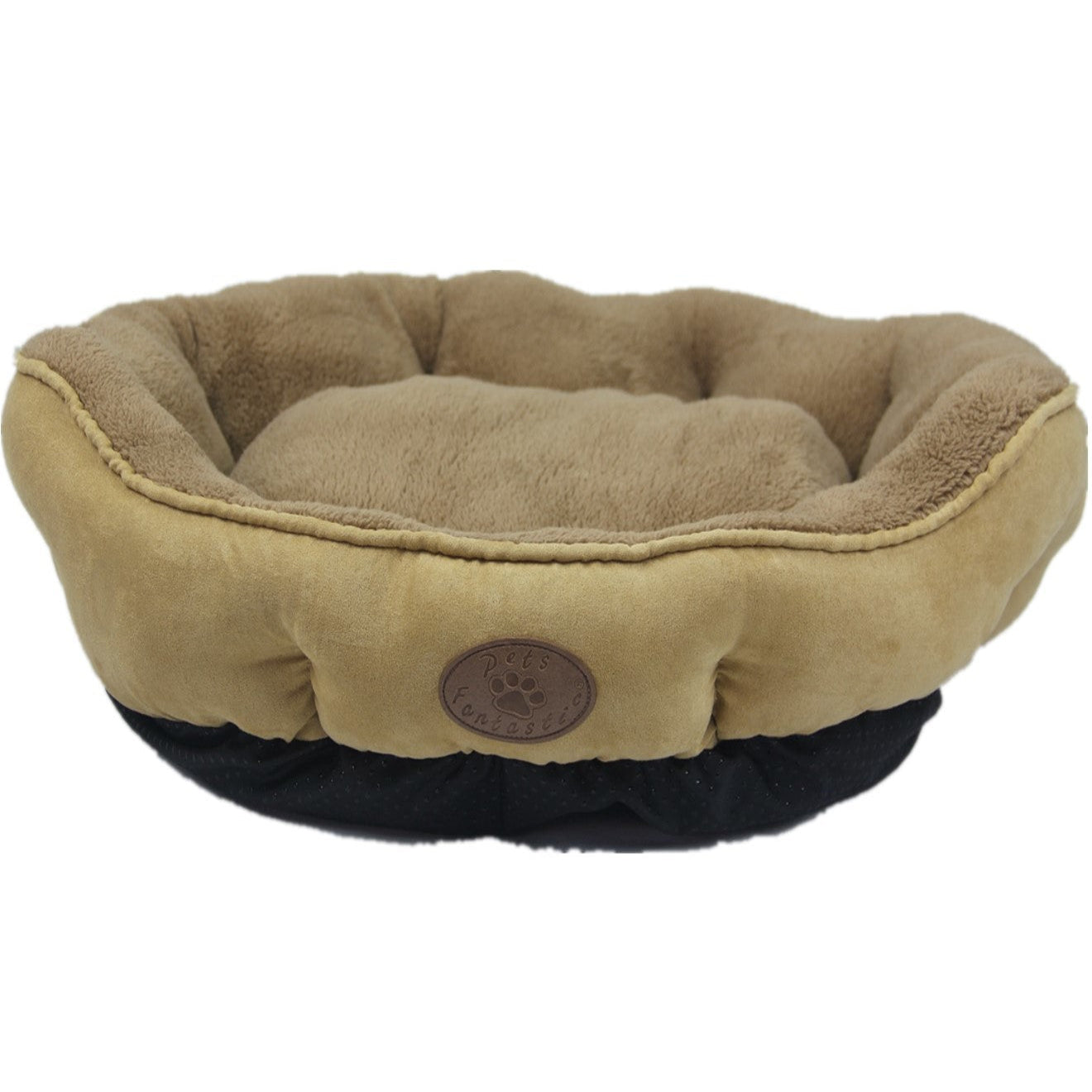 Pets Fantastic - Washable Fleece Soft Pet Dog Cat Bed Small Beige - Petservo