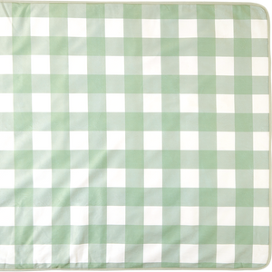 Happy Tails - Green Plaid Reversible Pet Blanket - Petservo