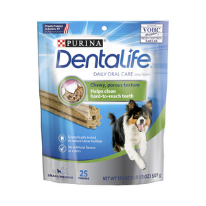 Purina - Dentalife Adult Small & Medium Dog Dental Treats 25 chews - Petservo