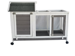 YES4PETS - Hutch Cage with Wheels for Small Pets - Petservo