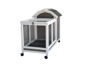 YES4PETS - Hutch Cage with Wheels for Small Pets - Petservo