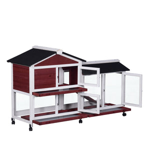 Wooden pet house with a black roof on a white background at Pet Servo