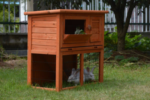 YES4PETS - Double Storey Hutch Cage with Tray - Petservo