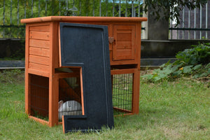 YES4PETS - Double Storey Hutch Cage with Tray - Petservo