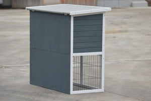 YES4PETS - Double Storey Rabbit Hutch with Tray - Petservo