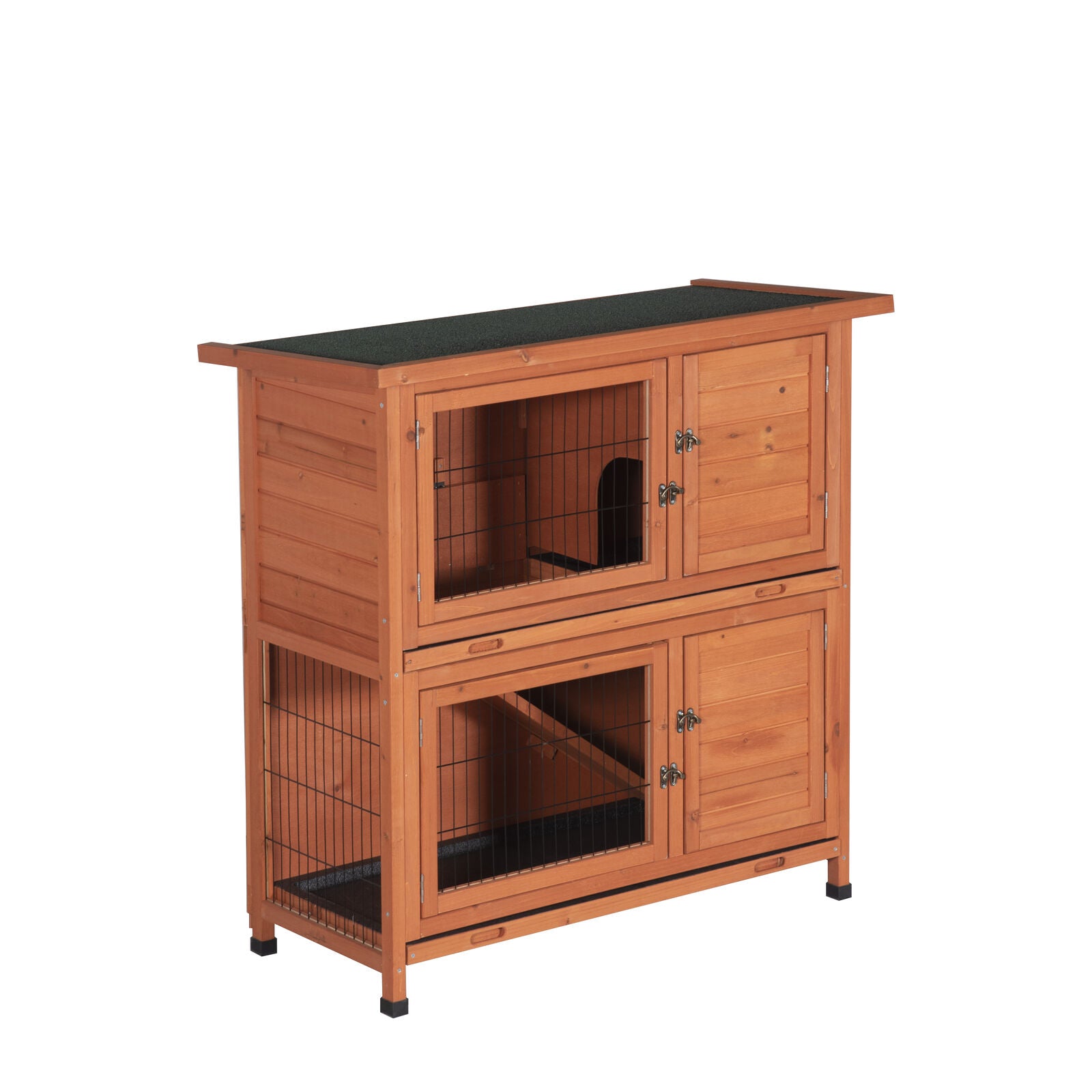 YES4PETS - Large Double Storey Hutch Cage 104CM - Petservo