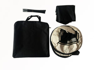 YES4PETS - Large Round Soft Pet Playpen Portable - Pet Servo