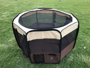 YES4PETS - Medium Soft Pet Playpen Tent for Pets - Pet Servo