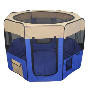 YES4PETS - 75cm Foldable Soft Pet Playpen Enclosure - Pet Servo