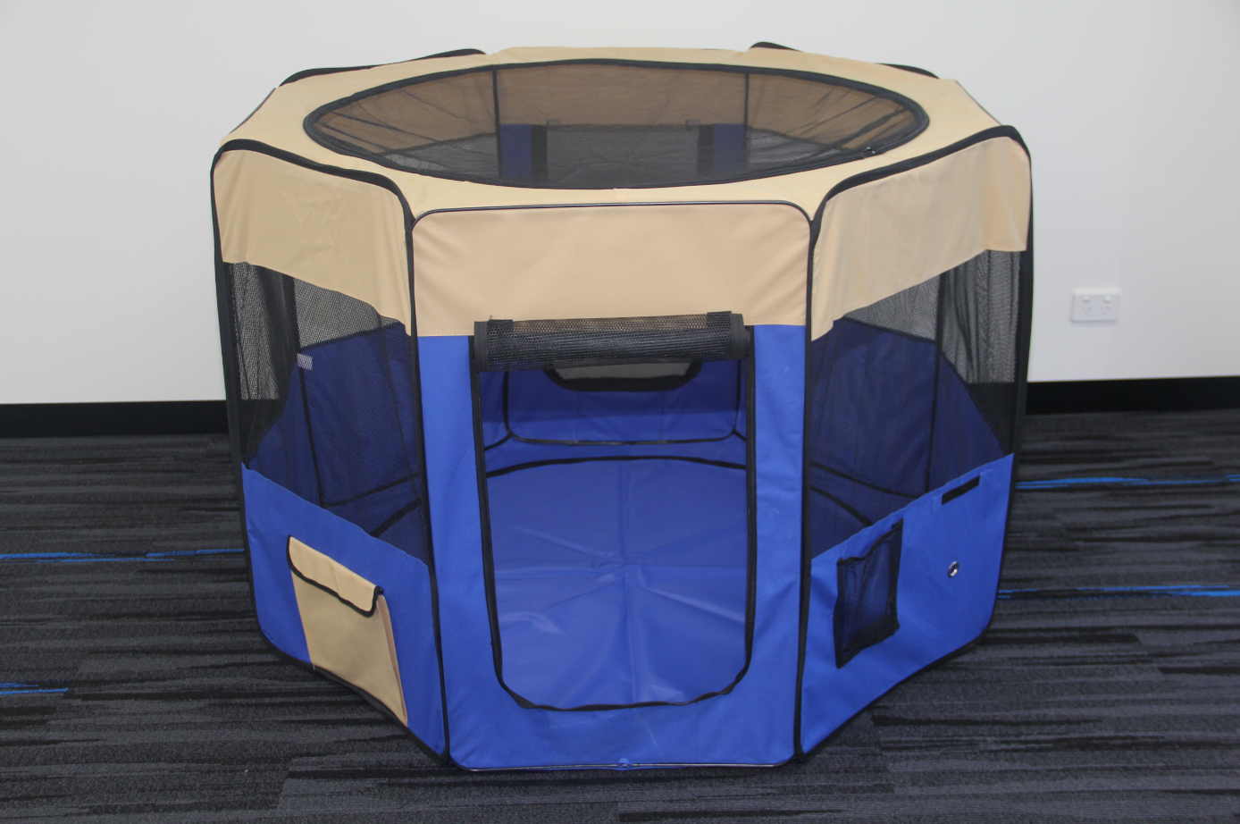 YES4PETS - 75cm Foldable Soft Pet Playpen Enclosure - Pet Servo