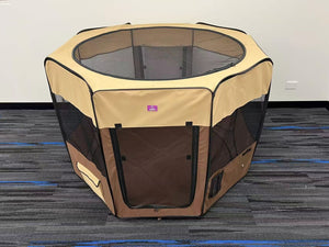 YES4PETS - 75cm Foldable Soft Pet Playpen Enclosure - Pet Servo