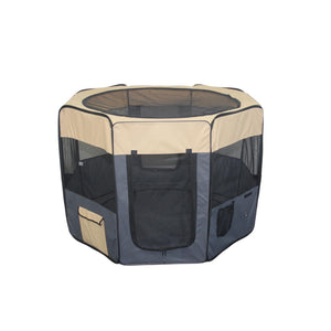 YES4PETS - 75cm Foldable Soft Pet Playpen Enclosure - Pet Servo