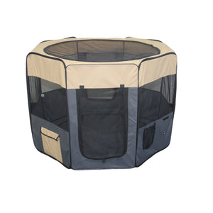 YES4PETS - 98cm XL Foldable Soft Pet Playpen Cage - Pet Servo